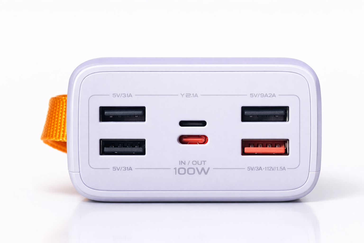 Moshuo 30000mAh 100W PD Fast Charging Power Bank – Laptop & Mobile Support | LED Display | Type-C